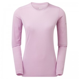 Koszulka Montane Dart Lite Long Sleeve Damskie Różowe | MV9032814