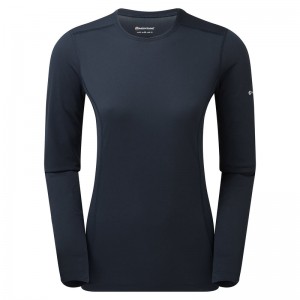 Koszulka Montane Dart Lite Long Sleeve Damskie Granatowe | WG0269381