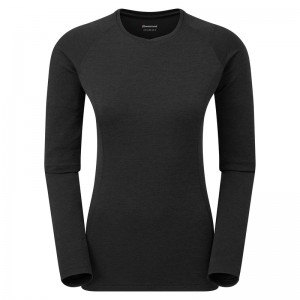 Koszulka Montane Dart Long Sleeve Damskie Czarne | KG6352978