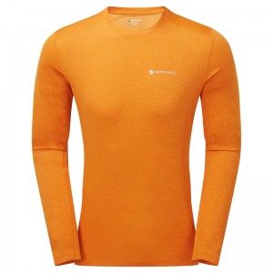 Koszulka Montane Dart Long Sleeve Męskie Pomarańczowe | MN0251394