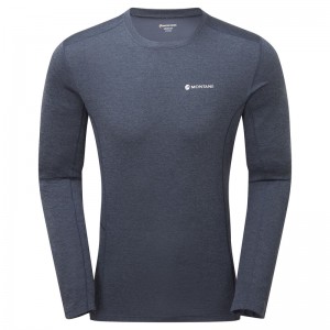 Koszulka Montane Dart Long Sleeve Męskie Niebieskie | YI2147936