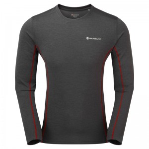 Koszulka Montane Dart Long Sleeve Męskie Ciemny Szare | PG6281397