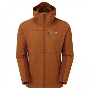 Kurtka Softshell Montane Krypton Męskie Brązowe | IJ9178306