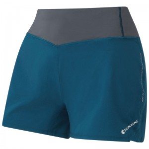 Spodenki Montane Katla 4" Damskie Niebieskie | XG6485390