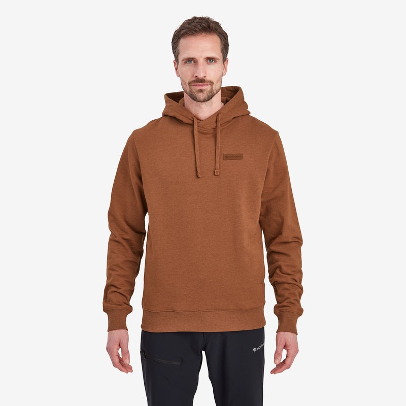 Bluza z Kapturem Montane Mono Logo Męskie Brązowe | GU6523710