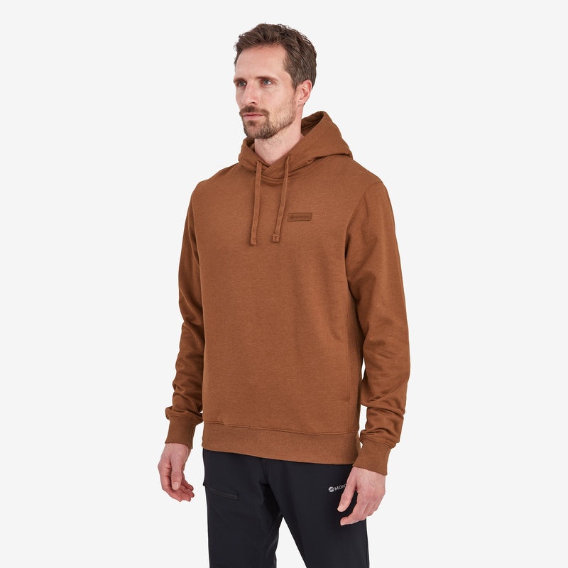 Bluza z Kapturem Montane Mono Logo Męskie Brązowe | GU6523710