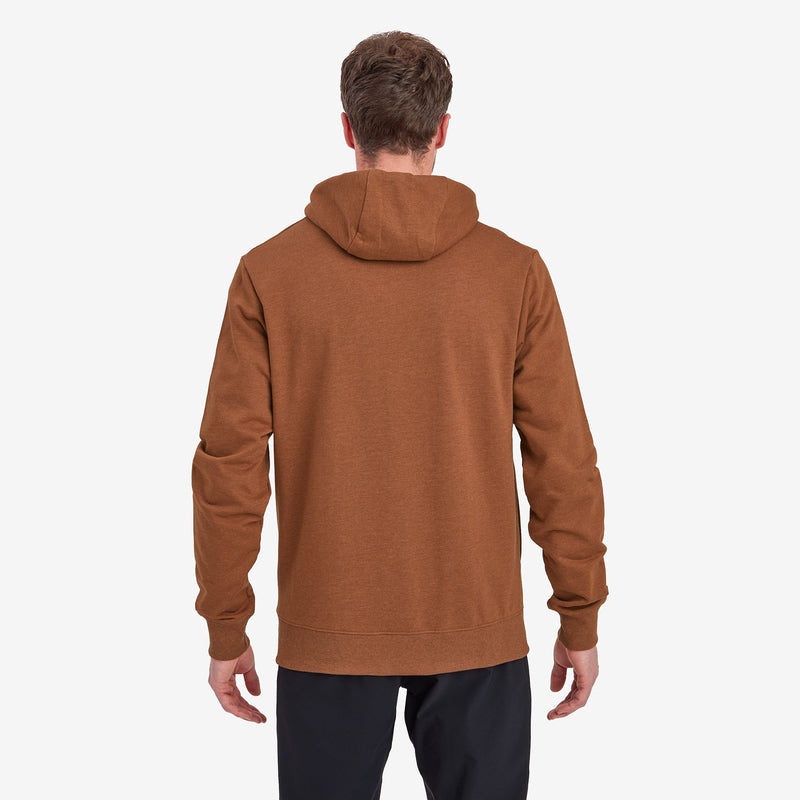 Bluza z Kapturem Montane Mono Logo Męskie Brązowe | GU6523710