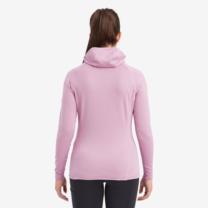 Bluza z Kapturem Montane Protium Lite Pull On Fleece Damskie Różowe | MT6124908