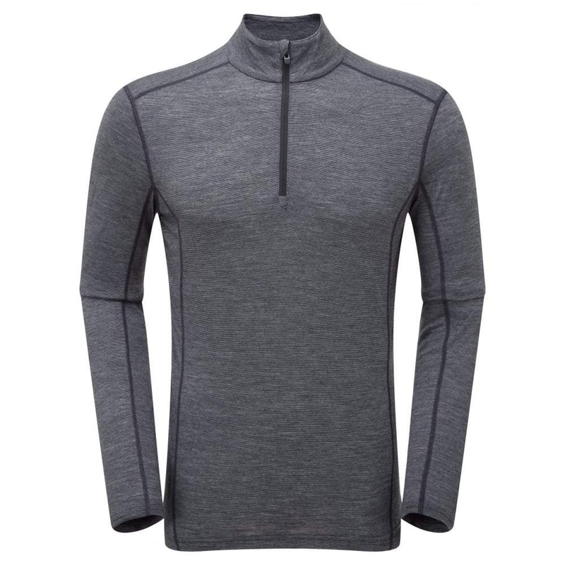 Bluzy Montane Primino 140 Zip Neck Baselayer Męskie Czarne | IO5872319