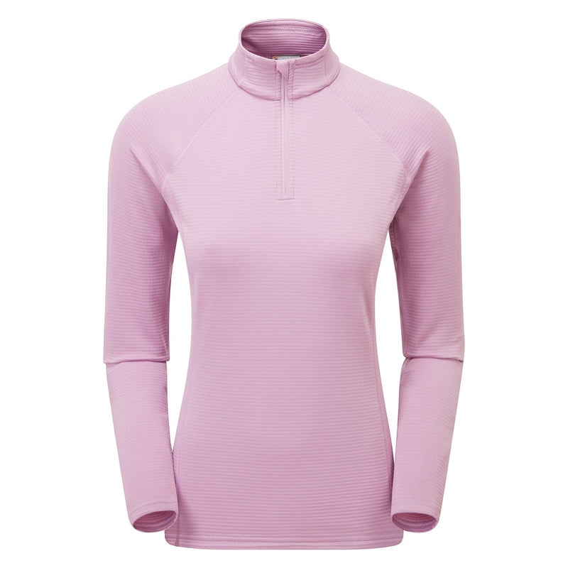 Bluzy Montane Protium Lite Pull On Fleece Damskie Różowe | FD9104532