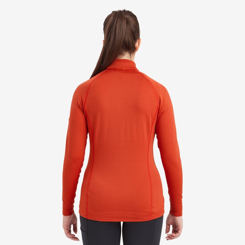 Bluzy Montane Protium Lite Pull On Fleece Damskie Pomarańczowe | VZ5218740