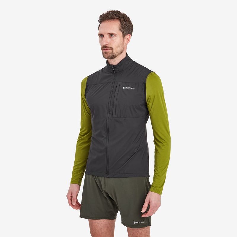 Kamizelka Montane Featherlite Windproof Męskie Czarne | DG6750123