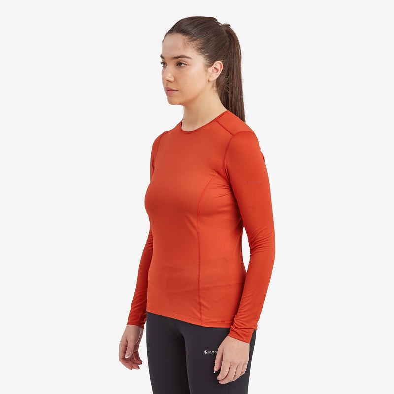 Koszulka Montane Dart Lite Long Sleeve Damskie Pomarańczowe | OQ8957613