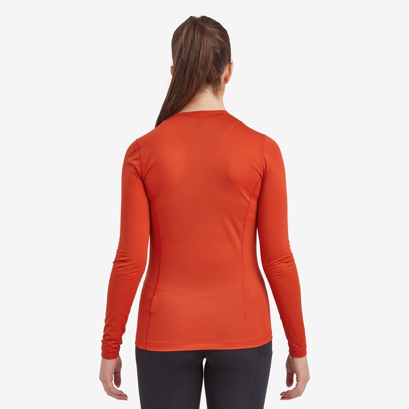 Koszulka Montane Dart Lite Long Sleeve Damskie Pomarańczowe | OQ8957613