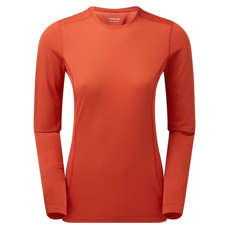 Koszulka Montane Dart Lite Long Sleeve Damskie Pomarańczowe | OQ8957613