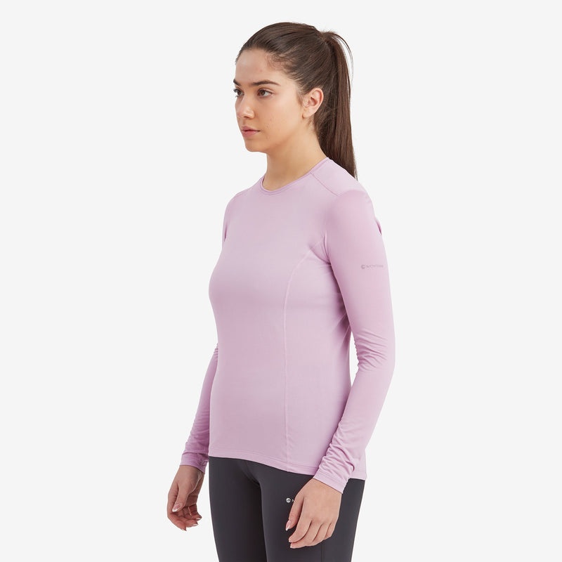 Koszulka Montane Dart Lite Long Sleeve Damskie Różowe | MV9032814