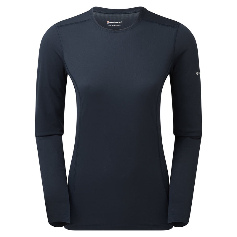 Koszulka Montane Dart Lite Long Sleeve Damskie Granatowe | WG0269381