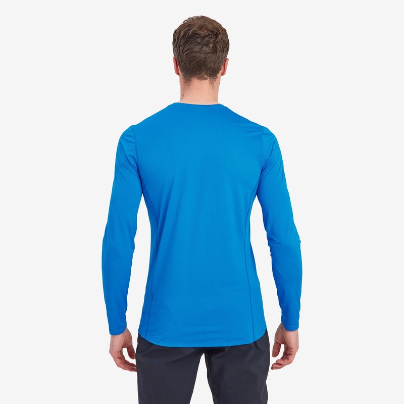 Koszulka Montane Dart Lite Long Sleeve Męskie Niebieskie | IP6495178