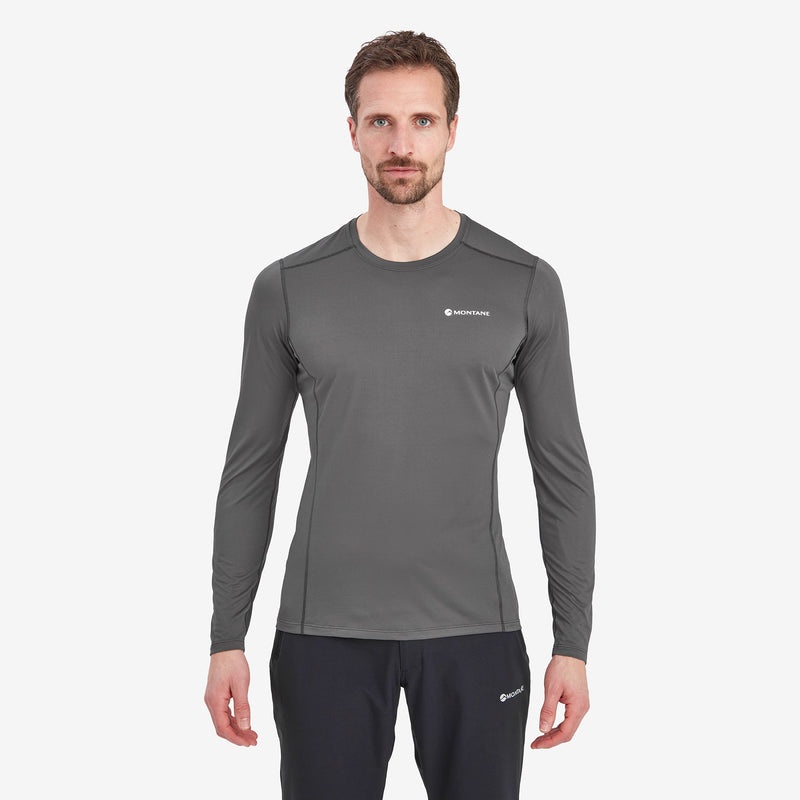 Koszulka Montane Dart Lite Long Sleeve Męskie Ciemny Szare | OD4908352