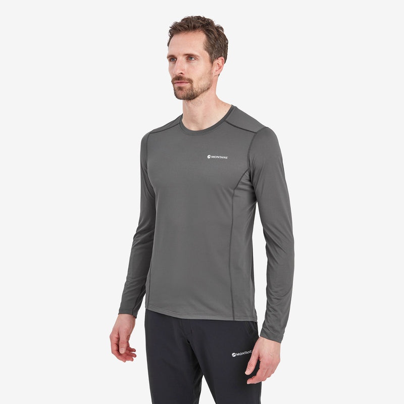 Koszulka Montane Dart Lite Long Sleeve Męskie Ciemny Szare | OD4908352