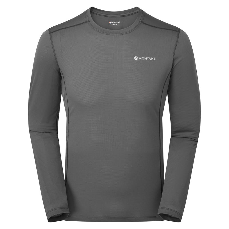 Koszulka Montane Dart Lite Long Sleeve Męskie Ciemny Szare | OD4908352