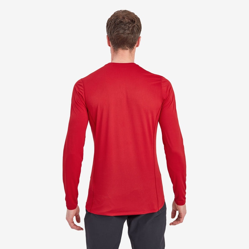 Koszulka Montane Dart Lite Long Sleeve Męskie Czerwone | ZK0925468