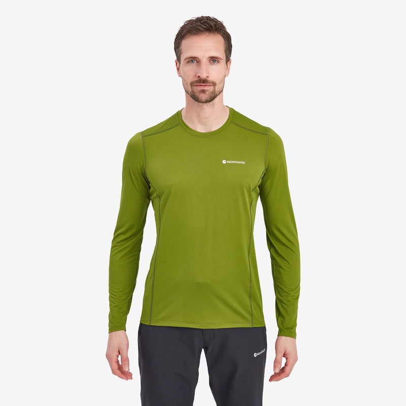 Koszulka Montane Dart Lite Long Sleeve Męskie Zielone | VO3721948