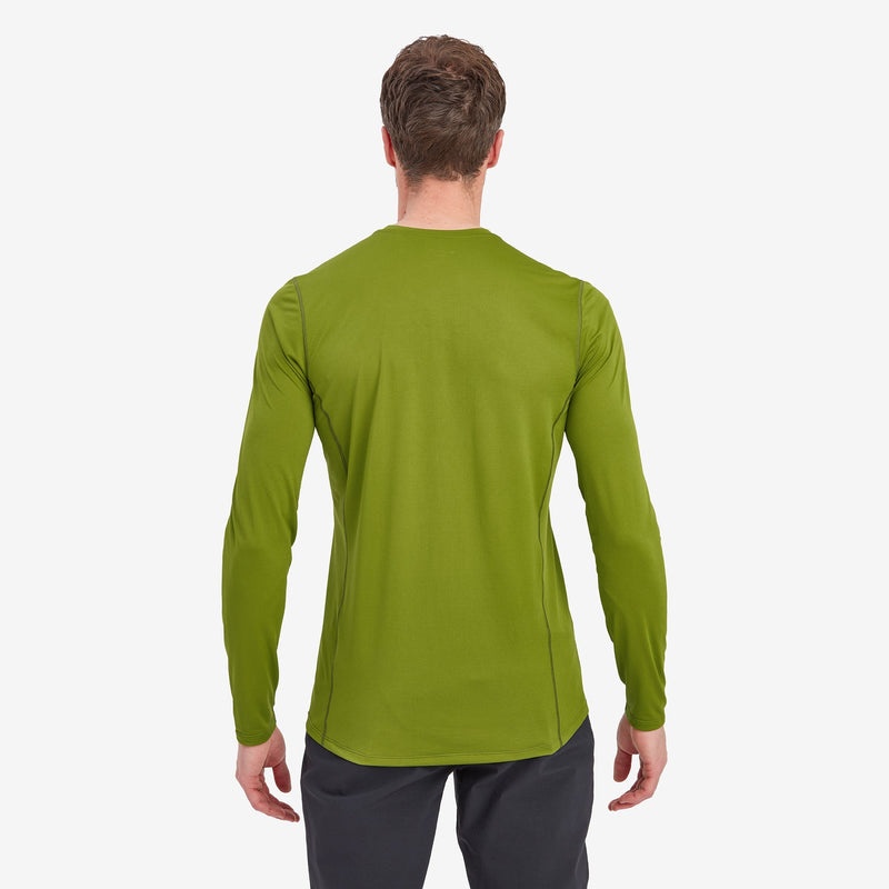 Koszulka Montane Dart Lite Long Sleeve Męskie Zielone | VO3721948