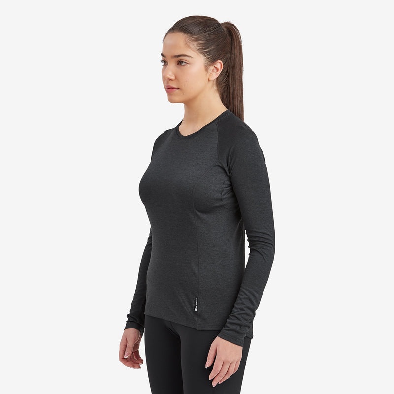 Koszulka Montane Dart Long Sleeve Damskie Czarne | KG6352978