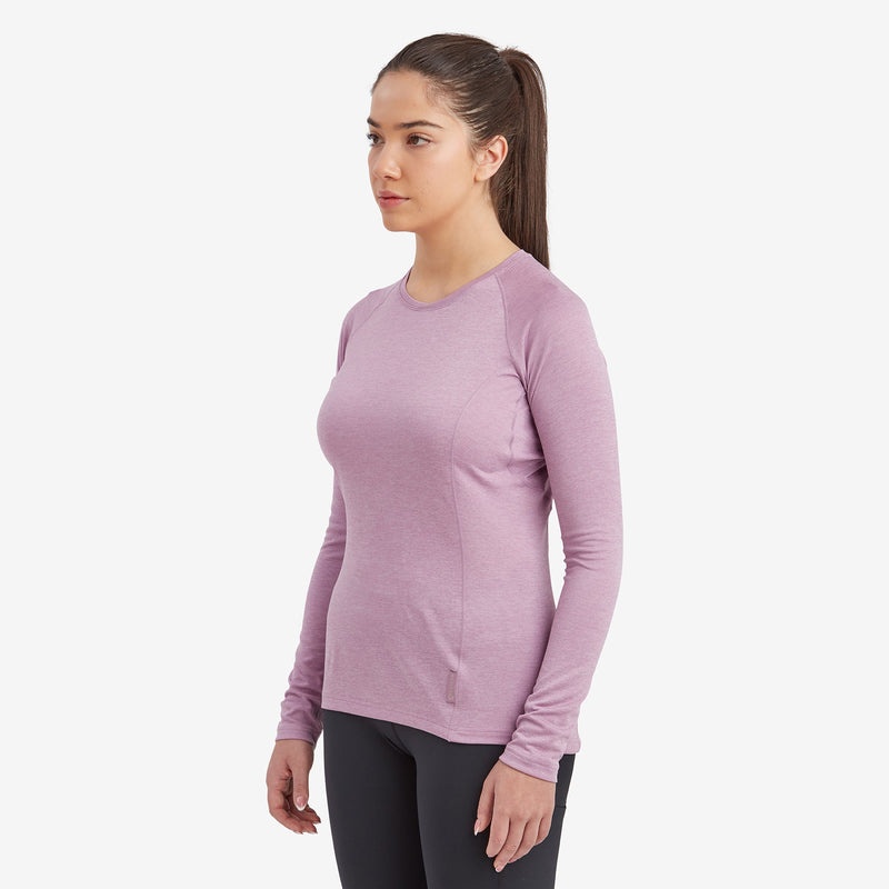 Koszulka Montane Dart Long Sleeve Damskie Fioletowe | SE4632089