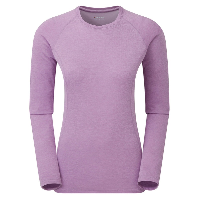 Koszulka Montane Dart Long Sleeve Damskie Fioletowe | SE4632089