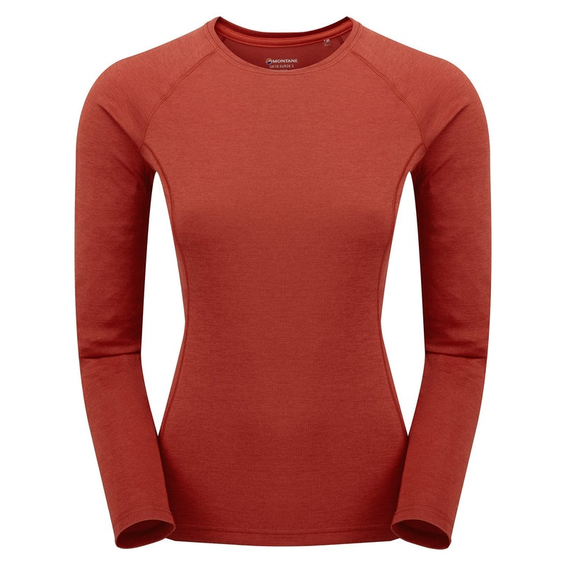 Koszulka Montane Dart Long Sleeve Damskie Czerwone | NQ9528314