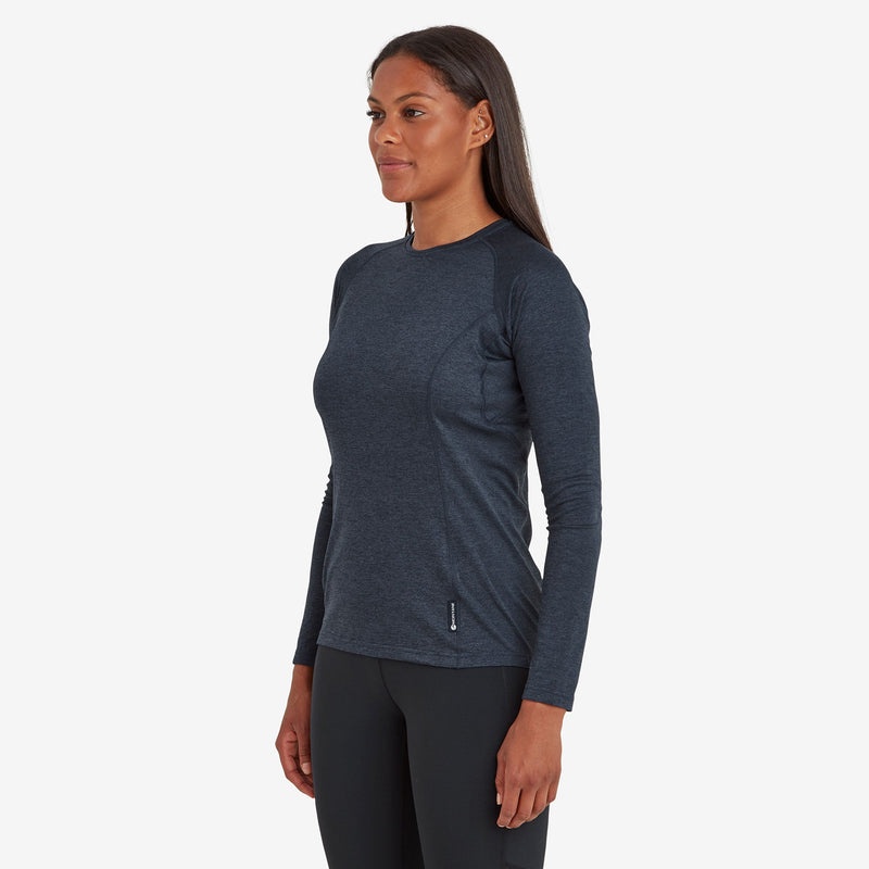 Koszulka Montane Dart Long Sleeve Damskie Granatowe | SI6581039