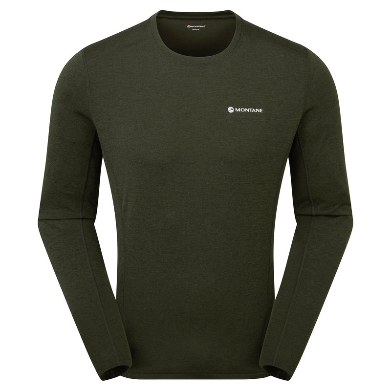 Koszulka Montane Dart Long Sleeve Męskie Ciemny Zielone | WZ7516243