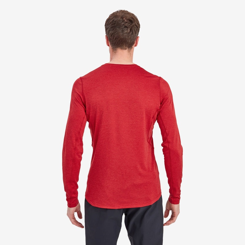 Koszulka Montane Dart Long Sleeve Męskie Czerwone | IB6820473