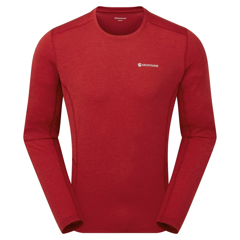 Koszulka Montane Dart Long Sleeve Męskie Czerwone | IB6820473