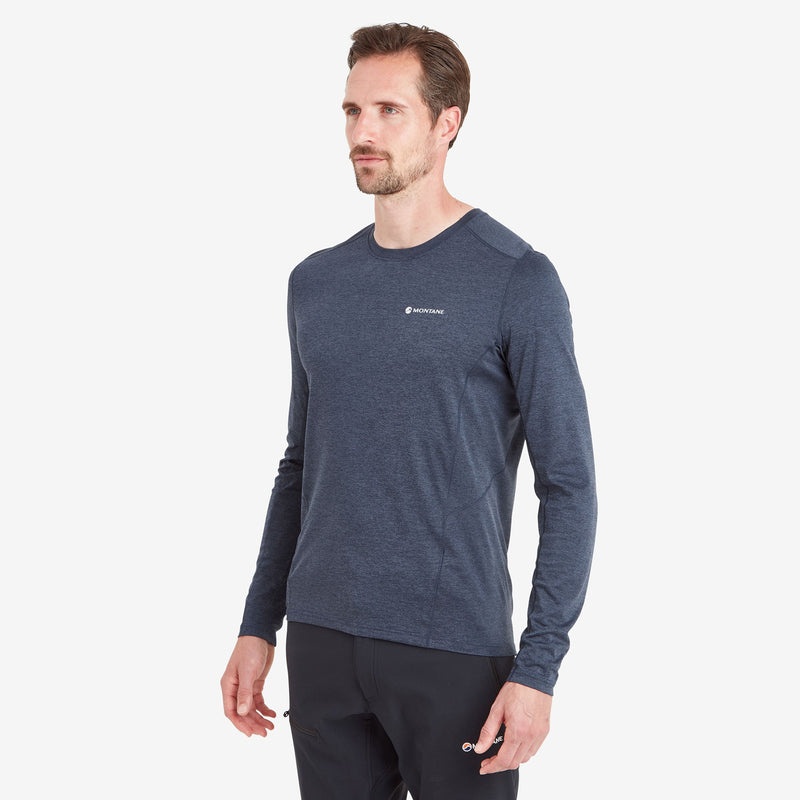 Koszulka Montane Dart Long Sleeve Męskie Niebieskie | YI2147936