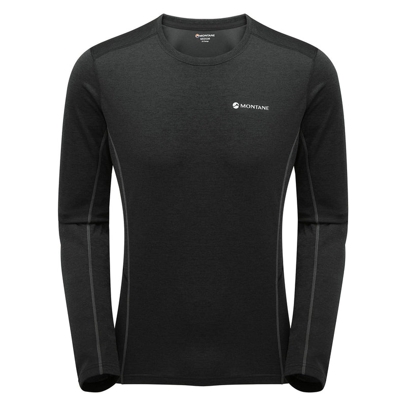 Koszulka Montane Dart Long Sleeve Męskie Czarne | XS1564390