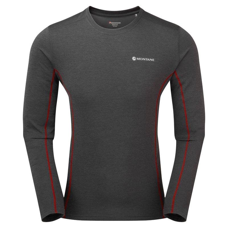 Koszulka Montane Dart Long Sleeve Męskie Ciemny Szare | PG6281397