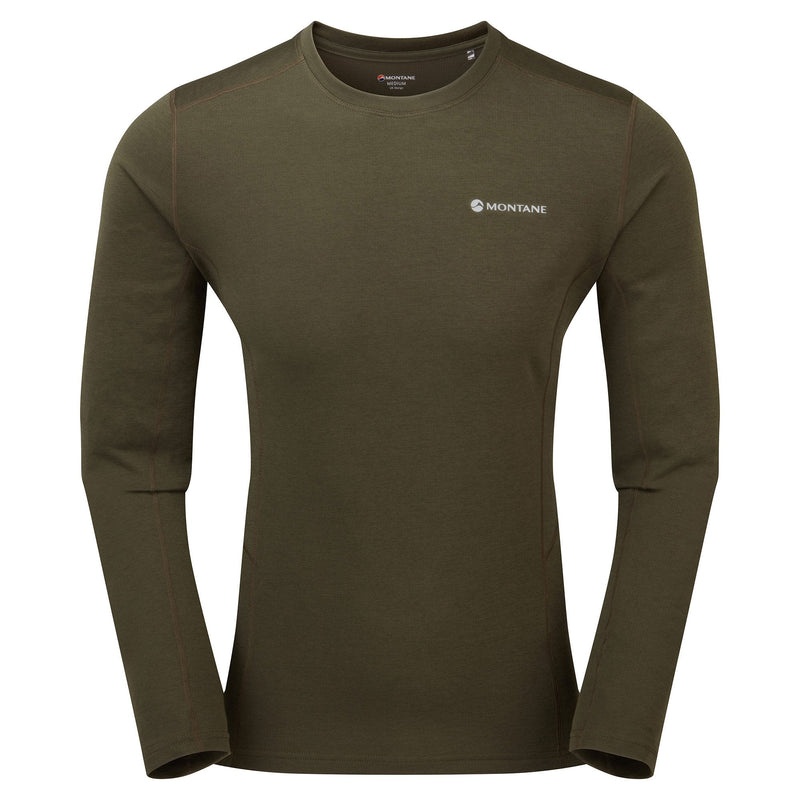 Koszulka Montane Dart Long Sleeve Męskie Ciemny Zielone | XJ2346510