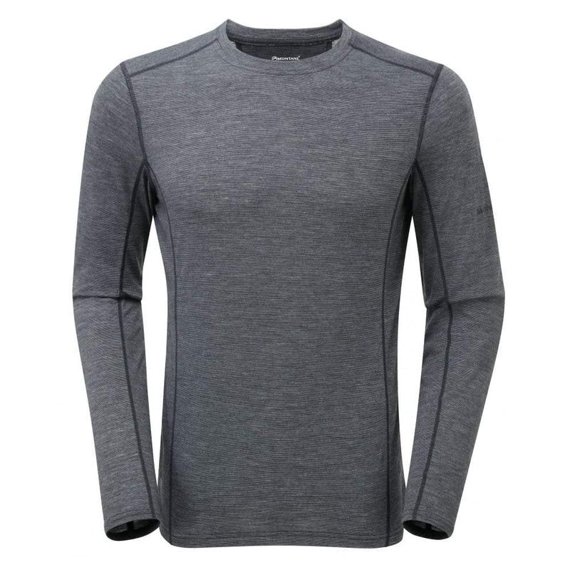 Koszulka Montane Primino 140 Long Sleeve Męskie Czarne | TD5837491