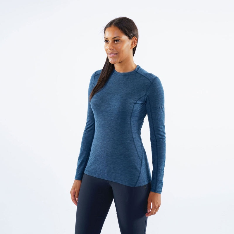 Koszulka Montane Primino 140 Long Sleeve Damskie Niebieskie | YE1587946