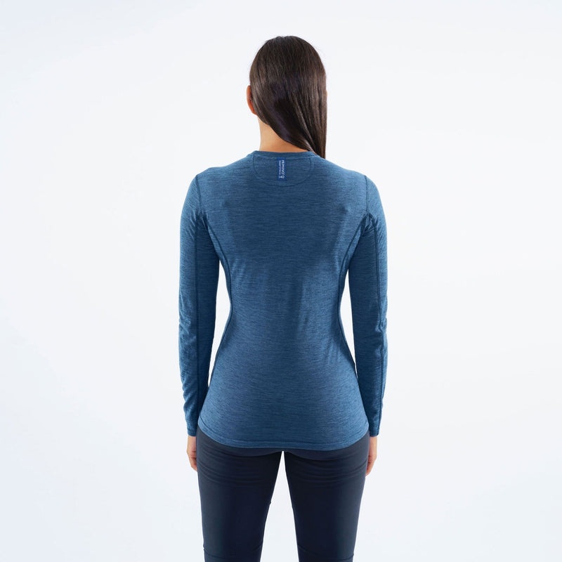 Koszulka Montane Primino 140 Long Sleeve Damskie Niebieskie | YE1587946