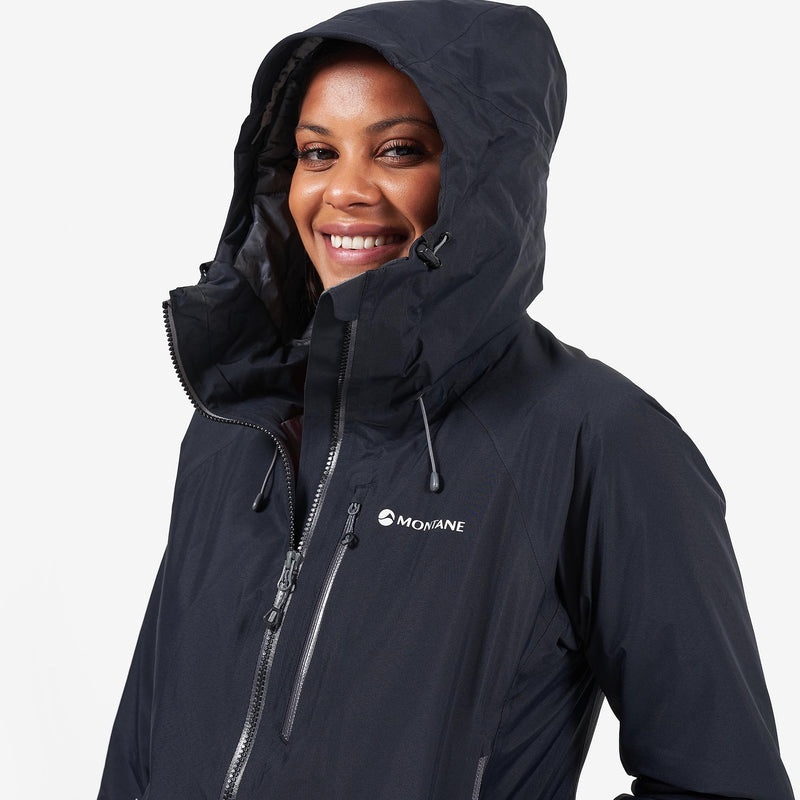 Kurtka Przeciwdeszczowa Montane Duality Insulated Damskie Czarne | HN1746839