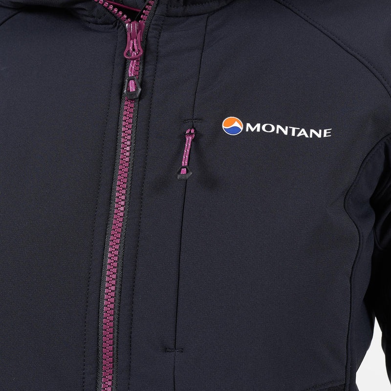 Kurtka Softshell Montane Krypton Damskie Czarne | EQ7538619