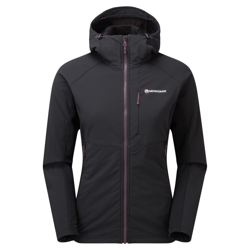 Kurtka Softshell Montane Krypton Damskie Czarne | EQ7538619