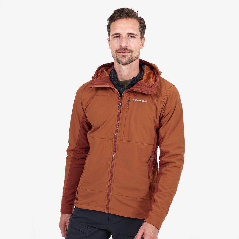 Kurtka Softshell Montane Krypton Męskie Brązowe | IJ9178306