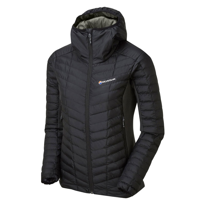 Kurtka Z Kapturem Montane Phoenix Stretch Damskie Czarne | UD4891230