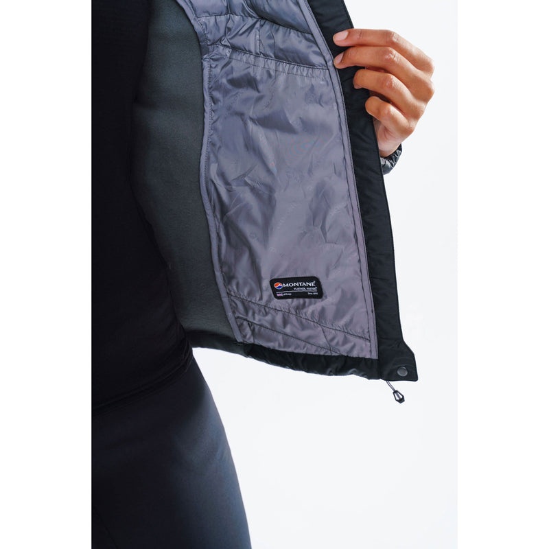 Kurtka Z Kapturem Montane Phoenix Stretch Damskie Czarne | UD4891230