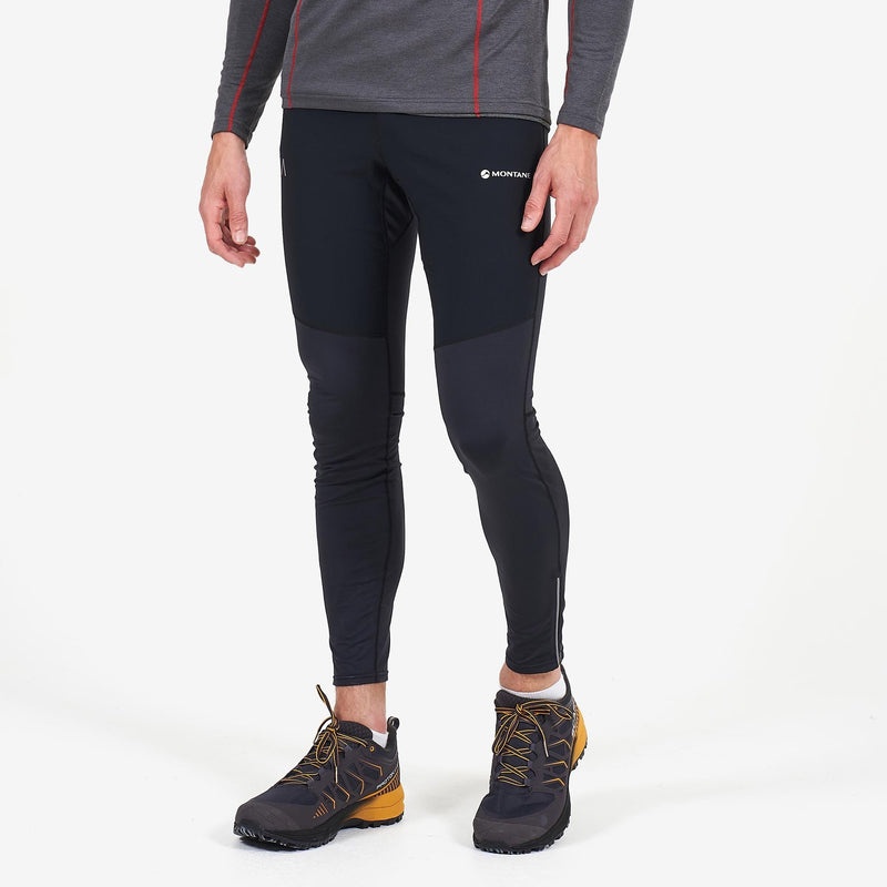 Legginsy Montane Thermal Trailowe Męskie Czarne | MN3192705